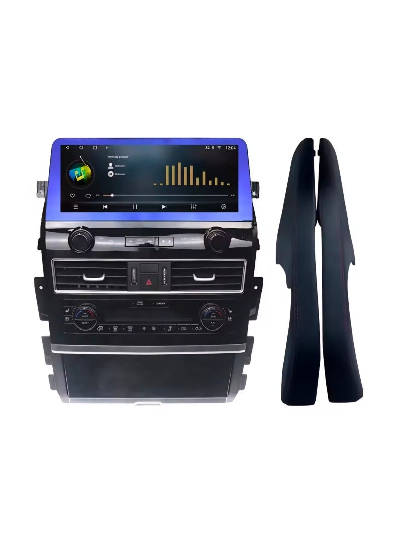 فيريكس شاشة سيارة أندرويد مقاس 12.3 بوصة لنيسان باترول Y62 موديلات 2010-2019 | ترقية وسائط متعددة بتصميم أصلي مع ألواح جانبية وشاحن لاسلكي | ذاكرة وصول عشوائي 8 جيجابايت، ذاكرة تخزين داخلية 128 جيجابايت | دعم لاسلكي لـ CarPlay وAndroid Auto | طقم كامل - Image 3